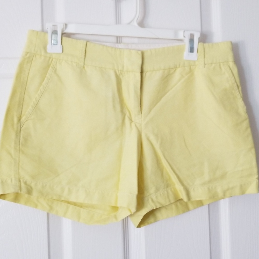 J.Crew yellow shorts
